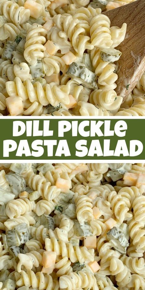 Dill Pickle Pasta Salad