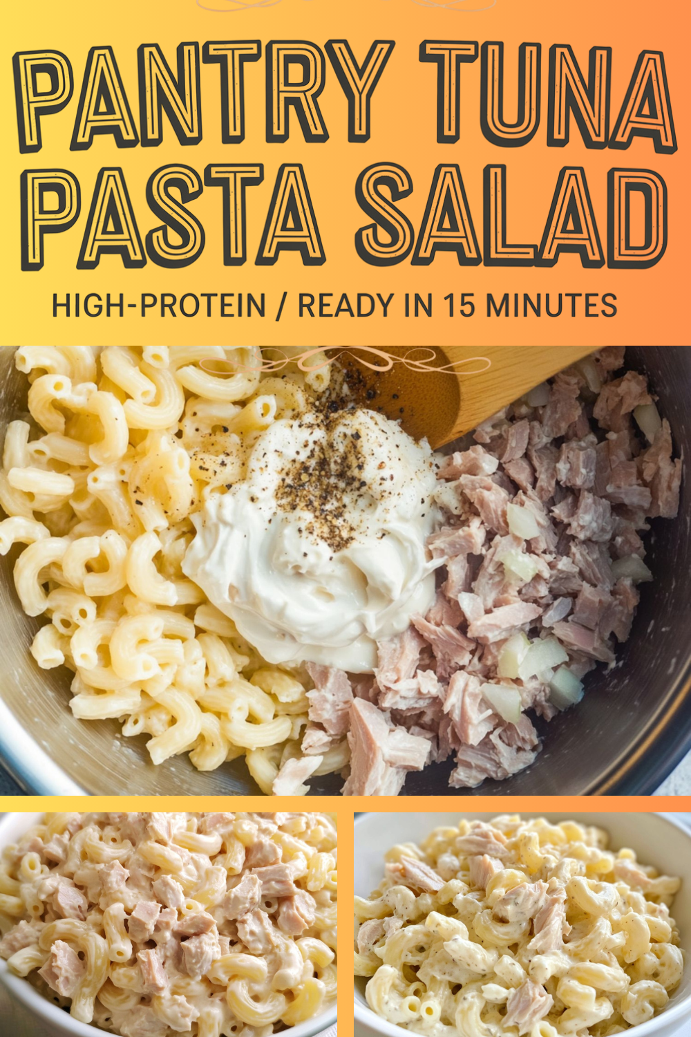 Lightning-Fast Creamy Tuna Pasta Salad – 15-Minute Magic!