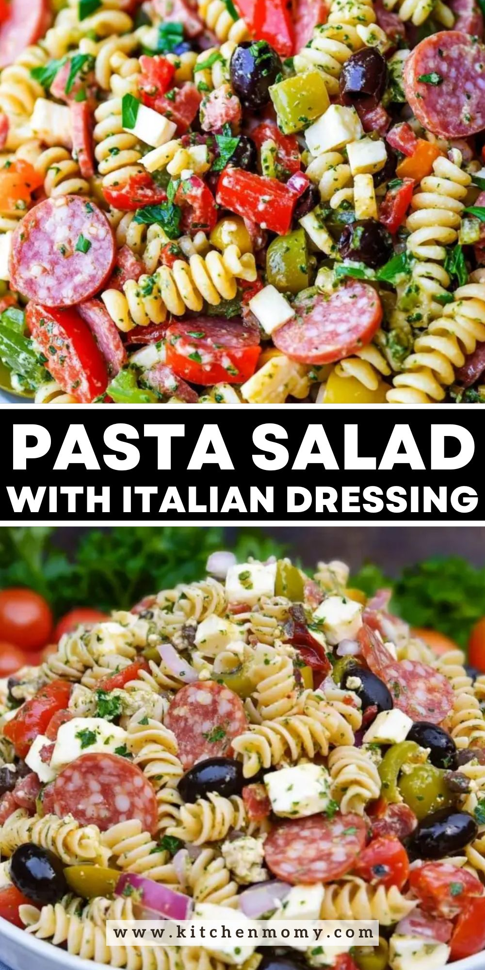 Quick Pasta Salad with Italian Dressing Recipe