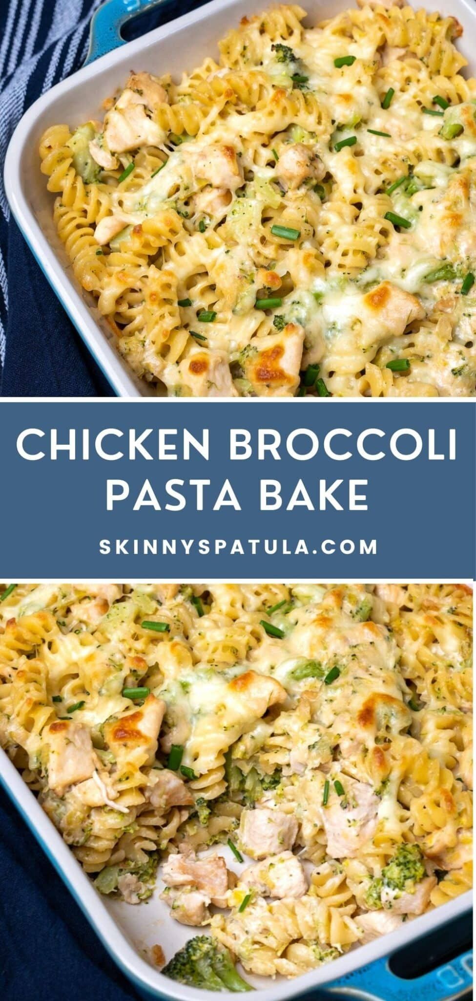 Easy Chicken Broccoli Pasta Bake – Skinny Spatula
