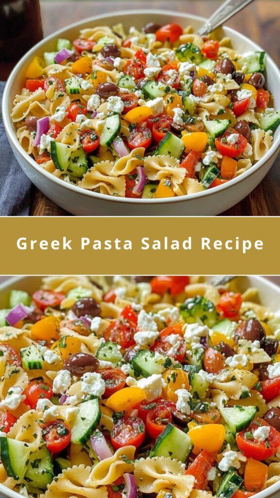 Greek Pasta Salad Recipe