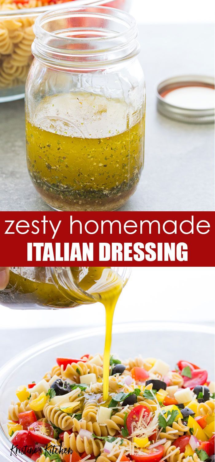 Homemade Italian Dressing Recipe – Kristine’s Kitchen