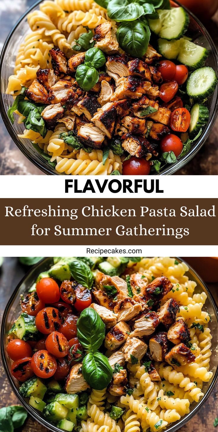 Refreshing Chicken Pasta Salad for Summer Gatherings