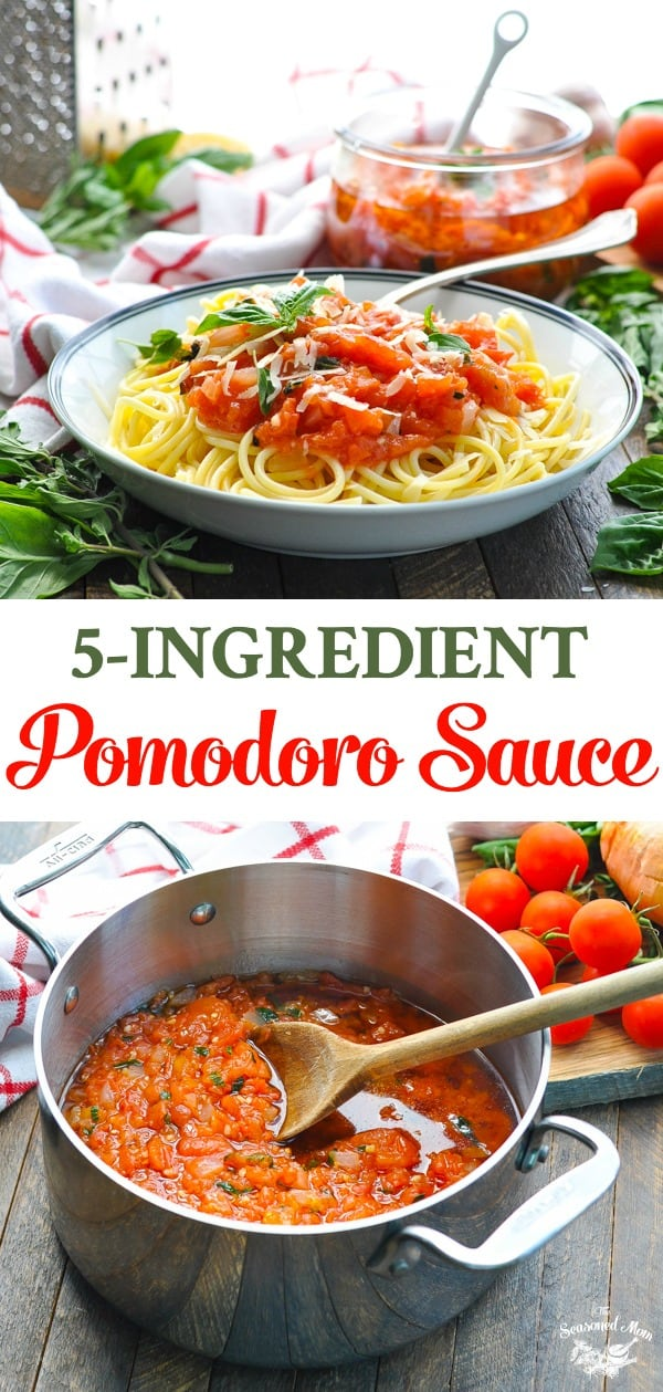 Easy 5-Ingredient Pomodoro Sauce – The Seasoned Mom