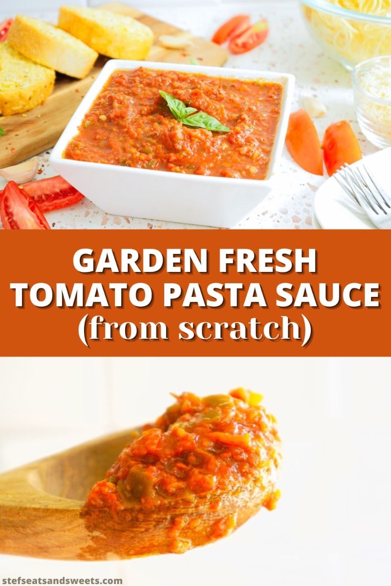 Gardner Fresh Tomato Pasta Sauce (From scratch)