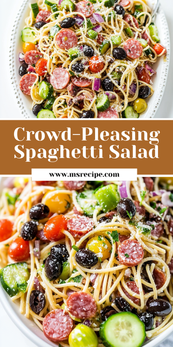 Crowd-Pleasing Spaghetti Salad Recipe
