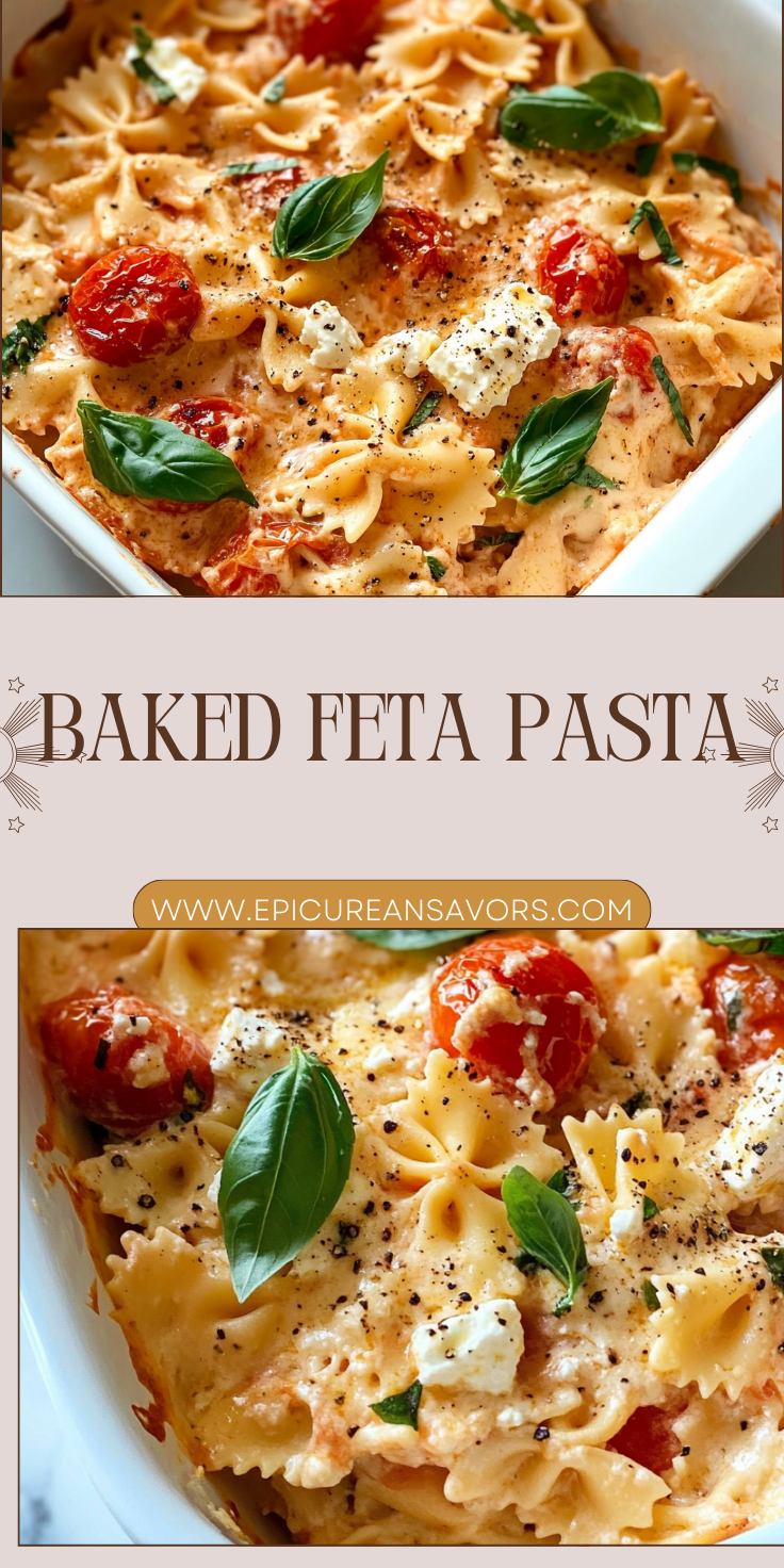 Creamy Baked Feta Pasta – The Easiest Viral Pasta Recipe!