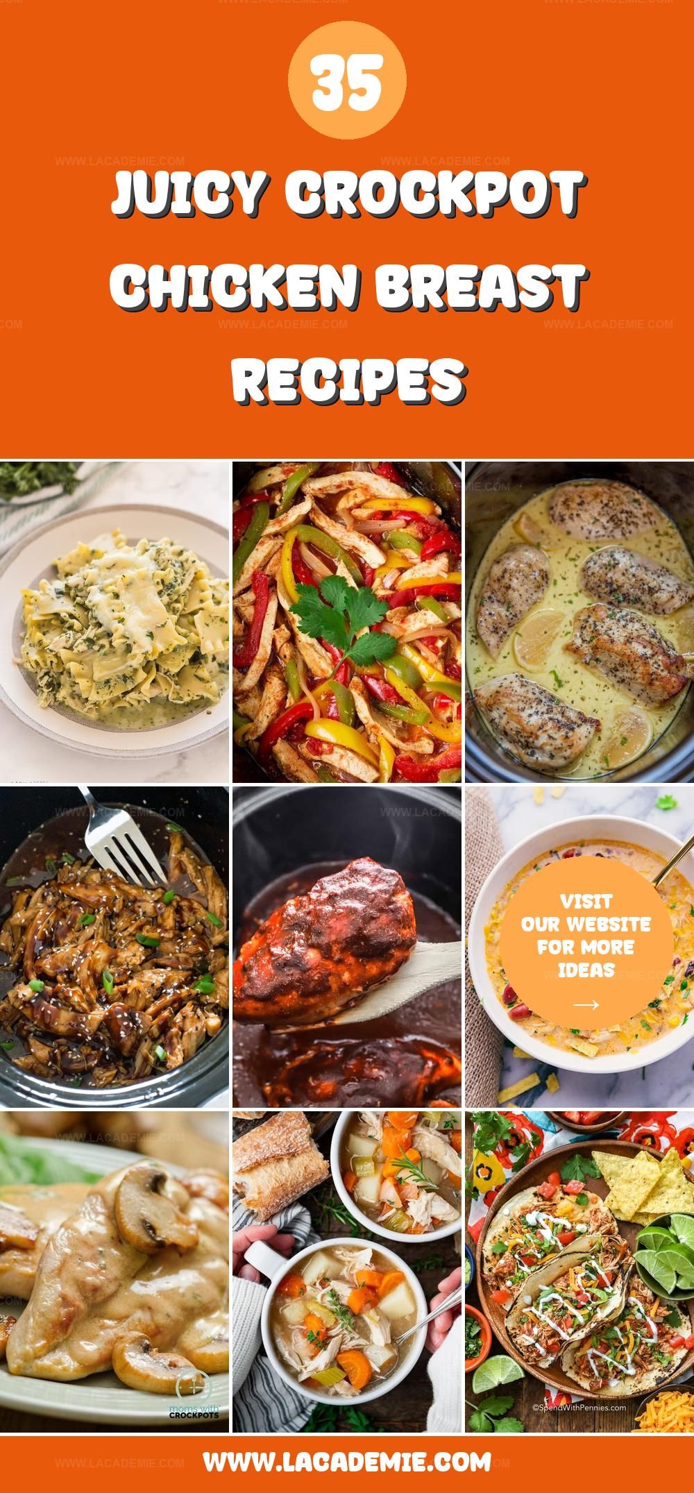 35 Juicy Crockpot Chicken Breast Recipes for Busy Days