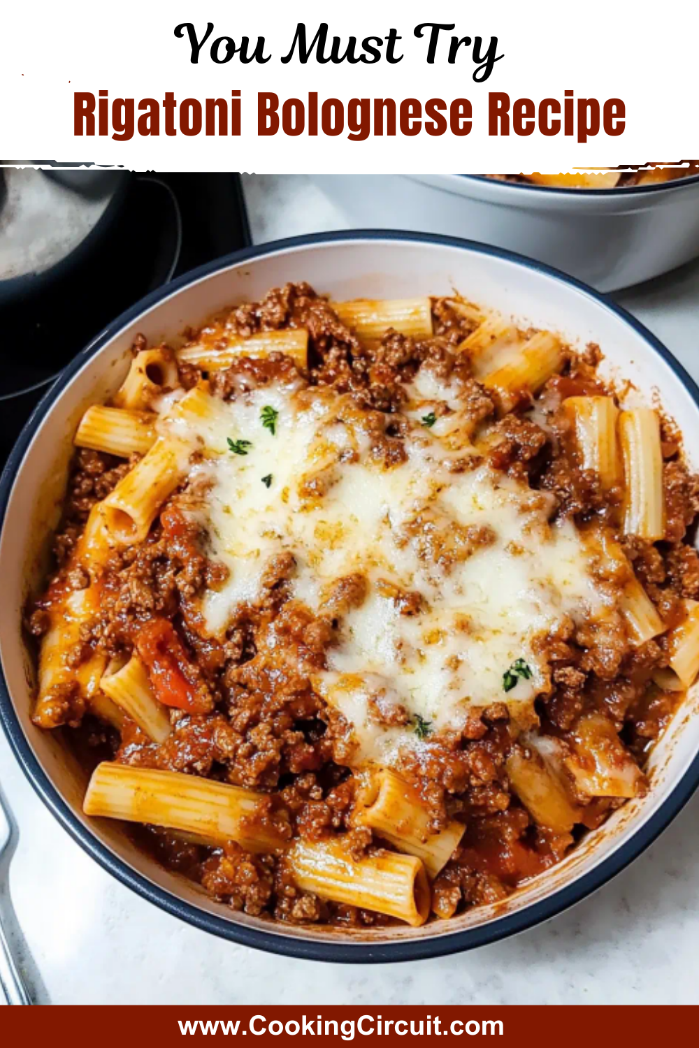 Rigatoni Bolognese Recipe