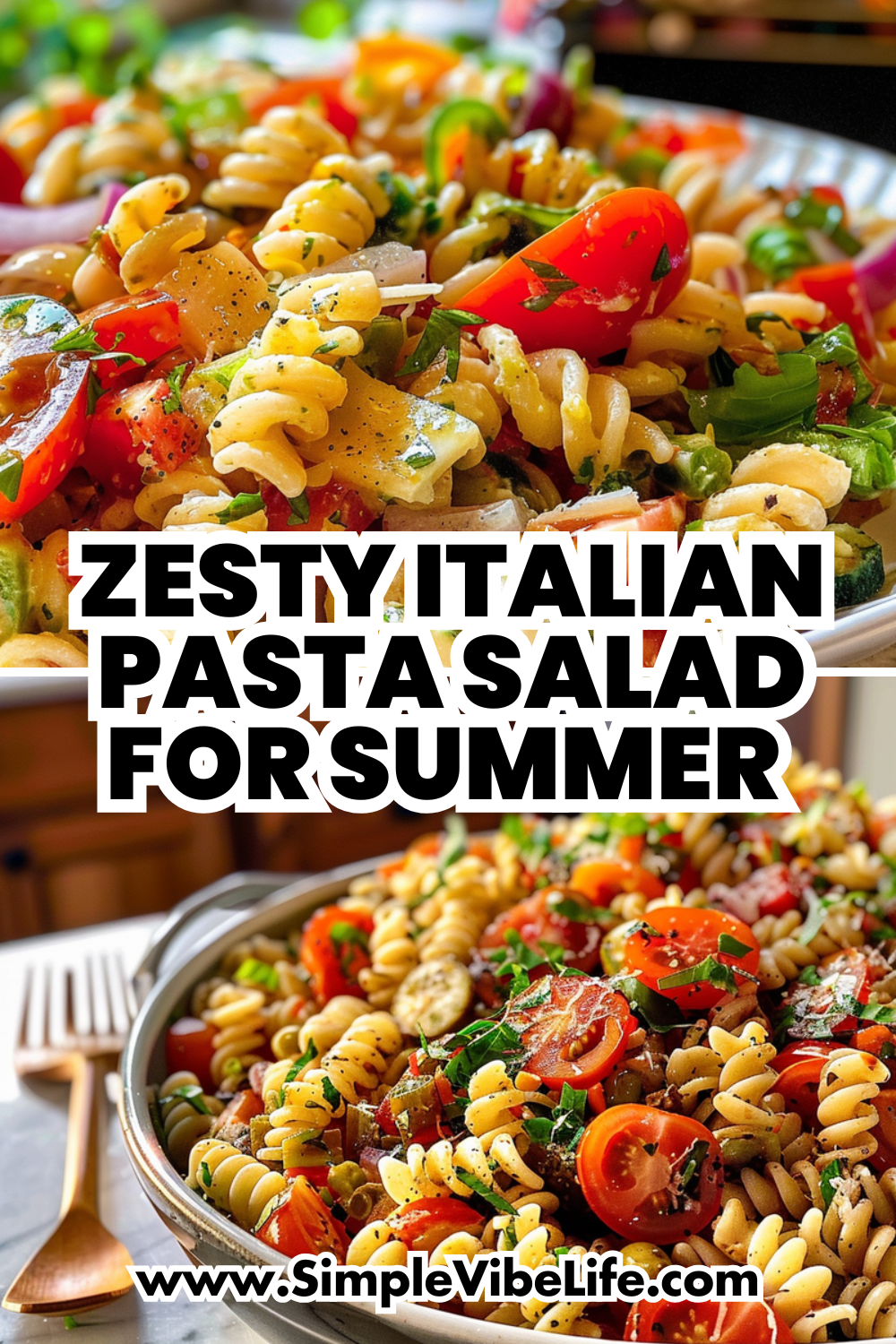 Zesty Italian Pasta Salad Recipe for Summer Gatherings