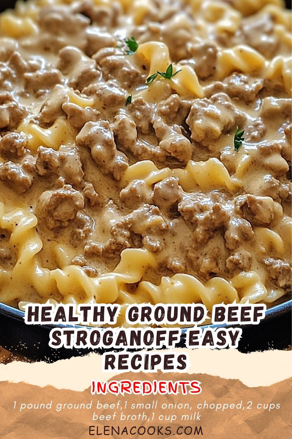 Healthy Ground Beef Stroganoff Easy Recipes