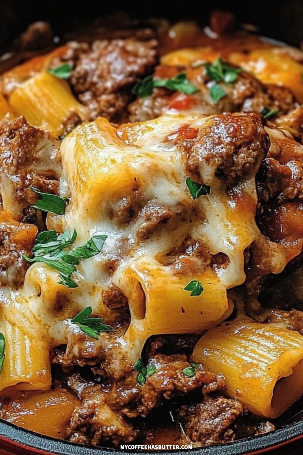Cheesy Beef Pasta Bake