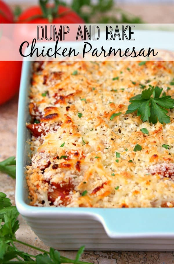 Dump and Bake Chicken Parmesan